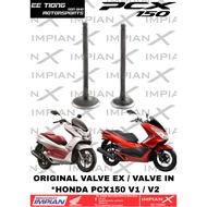 VALVE EX *14711-KZY-700 / VALVE IN *14721-KZY-700 FOR HONDA PCX150 V1 / V2 ORIGINAL BSH HONDA SPAREP
