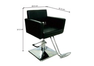 เก้าอี้ไฮโดรลิคทรงเหลี่ยม บุหนังนอก ขาสแตนเลส BS99/4 ลายใหม่ 💺 ❤️  ลายใหม่ เก้าอี้บาร์เบอร์ เก้าอี้ตัดผม เก้าอี้เสริมสวย เก้าอี้ช่าง สินค้าคุณภาพ ของใหม่ ตรงรุ่น ส่งไว สินค้าแบรนด์คุณภาพแบรนด์บีเอส BS  สวยทนทานโครงสร้างเหล็กกันสนิม อายุการใช้งานยาวนาน