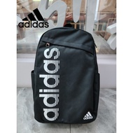 Adidas Backpack Men's Nylon Waterproof Travel Bag laptop bag beg galas Lelaki Beg Sekolah student backpack