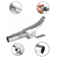 1pc Locking Clamp Type High Pressure Grease Nozzle Double Handle Grease Gun Flat Self-locking Non-le