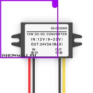 [ISHOWMAL]DC Step-Up Converter 12V to 24V DC Converter 3A Voltage Regulator PowerConverter