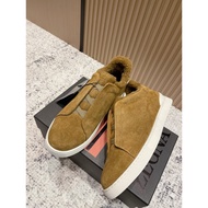 Zegna Autumn Winter Plus Velvet New Style Stretch Low Height Casual Shoes