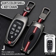 Zinc Alloy silicone full cover car key case for Hyundai Sonata SEL EV 6 EV 8 Ioniq 5 Nexo DN8 fe Tuc