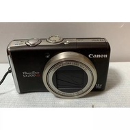 Canon 相機 佳能 數位相機 伸縮鏡頭 多模式 PowerShot SX200 IS均可正常使用（二手台北現貨無外盒