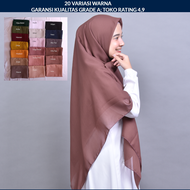 Bella Square Jumbo Syari 140 x 140 cm Hijab Segi Empat Syar'i Kerudung Jilbab Murah