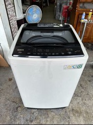 香榭二手家具*SAMPO聲寶 13公斤窄身超震波變頻洗衣機-型號:ES-L13DV -中古洗衣機-大容量洗衣機-2手