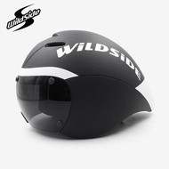 Wildside Race tt cycling helmet lens goggles Triathlon tri aero helmet road bike timetrial bicycle h