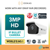 TP-Link ViGi C300HP 3MP POE IP67 Outdoor/Indoor CCTV Camera [ONVIF, H.265+, SMART DETECTION, SMART I