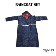 Raincoat/ Raincoat Set With Reflective Line Baju Hujan Motor Baju Hujan Kebun