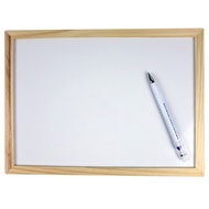 Solid Wood Frame Small Whiteboard Magnetic 20cm x 30cm/One Piece-AA6393-5728