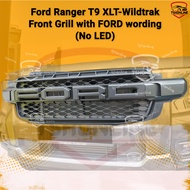 Ford Ranger T9 Front Grill with (White) LED FORD wording/ T9 wildtrak front grill/ T9 front grill/ R