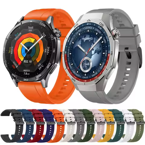 Official Silicone Strap for Huawei GT6/GT5/GT4 46mm Classic and Stylish 22mm Watch Strap Compatible