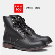 (Size 39-50) Genuine Leather Boots (4 Colors)-American Retro Calfskin Workwear 8111 Model