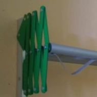 Jemuran Dinding Lipat 2 meter besi anti karat