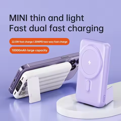 10000mAh Power Bank USB C Port 22.5W Portable Fast Charging Spare Battery For Iphone Samsung Xiaomi 