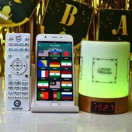 Islamic Quran Speaker Night Light Mp3 FM Quran Speaker LED Touch Lamp Islamic Muslim TF 16G