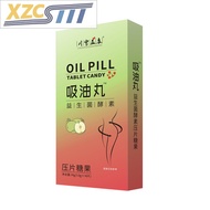 Xzcsttt Spot Oil Absorbing Pills, Probiotic Chewing Tablets, Comprehensive Fruit and Vegetable Fermentation Chewing Tablets, Dietary Fiber Oil Absorbing 14