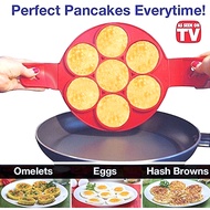 Non stick 7 Ring Holes Silicone Pancake Maker Creative Kitchen Fried Eggs Omelette Hash Browns Molds
