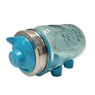 Jarware x Ball 窄口粉藍豬存錢撲滿梅森罐