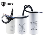 1Pcs Motor Star Capacitor CBB60 450V AC Starting Capacitor CBB60 5% 3UF 4uF 5uF 6uF 8uF 10uF 12uF 14