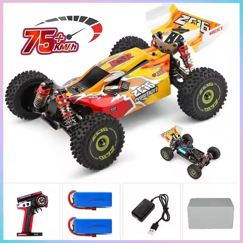 WLtoys 144010 144001 75KM/H 2.4G RC Car Brushless 4WD Electric High Speed Off-Road Remote Control Dr