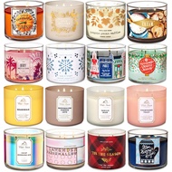 กลิ่นใหม่ ขนาดใหญ่สุด Bath &amp; Body Works Scented 3 Wick Candle 411g (14.5 oz) เทียนหอม Bath and Body Works มีให้เลือกหลายกลิ่นค่ะ