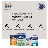 Dulux Wall/Door/Wood Paint - White Bucks (10YY 72/021) (Ambiance All/Pentalite/Wash &amp; Wear/Better Living)