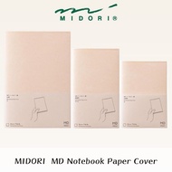 MIDORI MD Notebook Cover Paper A5, B6slim ,A6 Size Lightweight Protective Paper Cover DESIGNPHIL Off