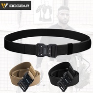 IDOGEAR Tactical Belt 1.5inch Elastic Breathable Wear-resistant with Quick Release Buckle Tactical B