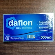 Daflon 500mg 30tabs | Ubat Buasir | Masalah Salur Darah | Kaki Berat & Bengkak
