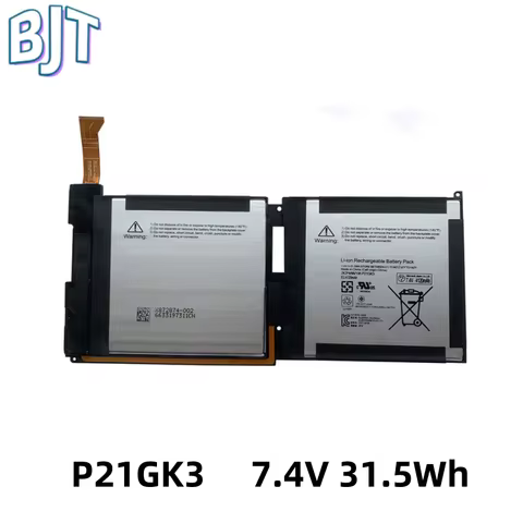 7.4V 4120mAh 31.5Wh New P21GK3 Laptop Battery Rechargeable For Microsoft Surface RT 1516 Tablet PC 2