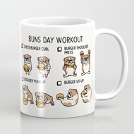 Pug Bns Glass Mug WorkoutDAY