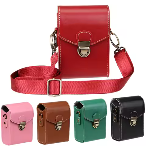 pu camera bag for sony zv1 rx100m7 Canon g7x2 3 Mark II III sx740 LUMIX zs80 tz95 lx10 lx15 Ricoh gr