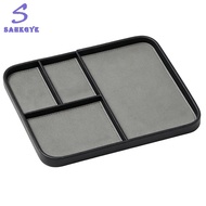 greatbuy666-Valet Tray Leather Stylish Nightstand Organizer for Men-Modern Catchall for Key Watch Wa