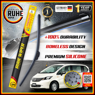 Ruhe Wiper Honda Freed 2008 - New Present Original High Quality Soft Silicone Car Wiper Silicon Kere