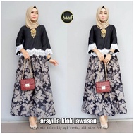 Setelan Rok Batik Arsyilla Lawasan Daun