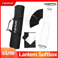 Aputure 65 90 Lantern Softbox  Quick Release-One Step 25 Inch 35 Inch Light Modifier Bowens Mount Softbox Diffuser for Aputure Light