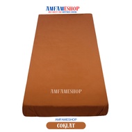 Drakbrown/plain Brown patterned zippered foam mattress cover 80x200 90x200 120x200 160x200 180x200