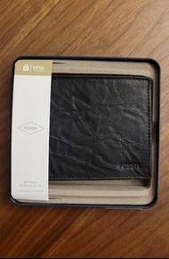 NEW【FOSSIL 】RFID 真皮銀包