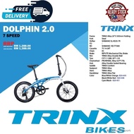 Trinx Bicycle - Folding Bike 20 - Dolphin 2 - Aluminum Frame - Free Shipping