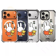 (พร้อมส่ง+แถมฟิล์มเคส) เคส HiShield Shockproof [ Miffy Collection ] สำหรับ iPhone 17 / 16 / 15 / 14 