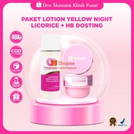 DRW Skincare Yellow Night Licorice Lotion Package + HB Dosting