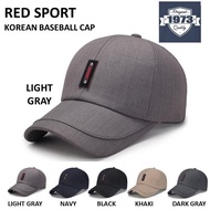 Korean Baseball cap : RED SPORT - Baseball cap Golf cap Men's cap Baseball Cap Men