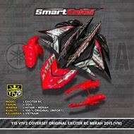 ORIGINAL- Y15 V1/V2  COVERSET EXCITER RC2015 MERAH ORI VIETNAM