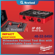 Milwaukee Packout Tool Box with Customisable Foam Insert (48-22-8450)