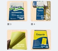 Easywrite Intermediate Pad + 1/2 Lengthwise Quiz Pad + Yellow Ruled Pad | School + 1/4 Quiz Pad | Wr