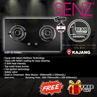 (YEAR END OFFER) SENZ RUBY Gas Stove 5.0kW SZ-GS980FL / intelSync / Nano Coating / Safety Valve