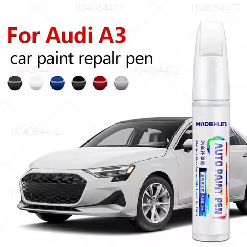 For Audi A3 1996-2025 8L 8P 8V 8Y Paint Repair Pen Touch Up Scratch Remover DIY Auto Accessories Bla