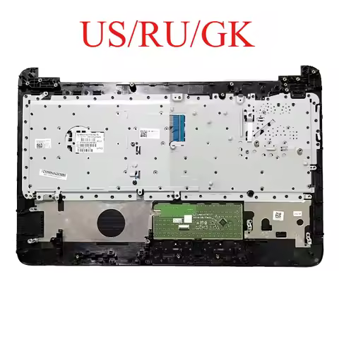 NEW for HP 15-AY 15-AC 15-AF 15-BA TPN-C125 250 255 G4 G5 Laptop US/RU/GK/SV Keyboard Palmrest Upper