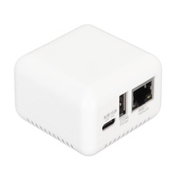 USB 2.0 Network Print Server, 5V LAN Print Share Server for USB Printers, Wireless Computer Print Se